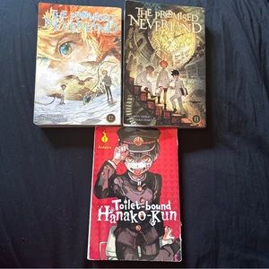 3 Manga Bundle!! Toilet-bound Hanako-kun , The Promised Neverland Vol 12 & 13